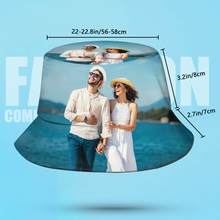 Load image into Gallery viewer, Custom Bucket Hat Unisex Outdoor Summer Cap Hiking Beach Sports Hats Gift for Lover Multiple Styles 的副本