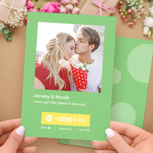 画像をギャラリービューアに読み込む, Custom Spotify Code Music Cards Multicolors Cards For Valentine's Day Cards ForAnniversary