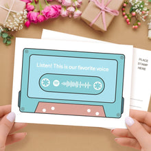 画像をギャラリービューアに読み込む, Custom spotify code Music Cards Magnetic Tape Style