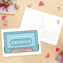 画像をギャラリービューアに読み込む, Custom spotify code Music Cards Magnetic Tape Style