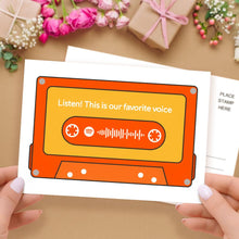 画像をギャラリービューアに読み込む, Custom spotify code Music Cards Magnetic Tape Style