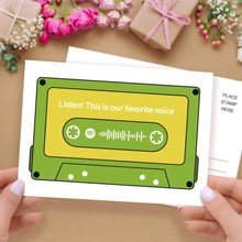 画像をギャラリービューアに読み込む, Custom spotify code Music Cards Magnetic Tape Style