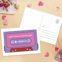 画像をギャラリービューアに読み込む, Custom spotify code Music Cards Magnetic Tape Style