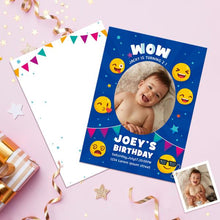 画像をギャラリービューアに読み込む, birthday-invitation-card(生日邀请卡 | 动态周岁)