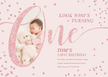 将图片加载到图库查看器,birthday-invitation-card(生日邀请卡 | 一周岁)