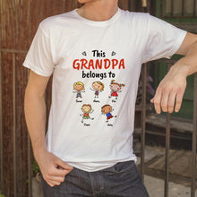 画像をギャラリービューアに読み込む, Personalized Name Cartoon T-Shirt(卡通-小孩-T恤)