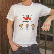 画像をギャラリービューアに読み込む, Personalized Name Cartoon T-Shirt(卡通-小孩-T恤)