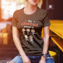 画像をギャラリービューアに読み込む, Personalized Name Cartoon T-Shirt(卡通-小孩-T恤)
