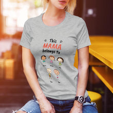 画像をギャラリービューアに読み込む, Personalized Name Cartoon T-Shirt(卡通-小孩-T恤)