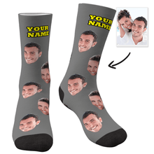 画像をギャラリービューアに読み込む, Custom Face Socks - Colorful