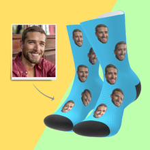 画像をギャラリービューアに読み込む, Custom Face Socks - Colorful