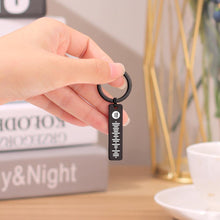 将图片加载到图库查看器,Scannable Spotify Code Keychain, Custom Music Song Keychains Black - soufeelus