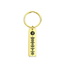 将图片加载到图库查看器,Scannable Spotify Code Keychain, Custom Music Song Keychains Black - soufeelus