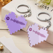 画像をギャラリービューアに読み込む, Custom Spotify Acrylic Keychain Personalized Spotify Code Keychain Gifts For Girlfriend