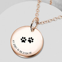 画像をギャラリービューアに読み込む, Longitude Latitude Necklace(弧形经纬度项链)