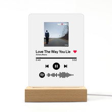画像をギャラリービューアに読み込む, Custom Spotify Code Music Plaque Night Light (声田码扫描-夜灯)