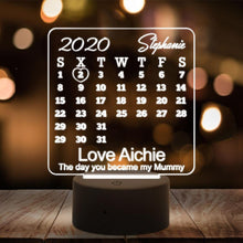 画像をギャラリービューアに読み込む, Custom 3D night light best anniversary gift for wife and baby - MyPhotoKeychain