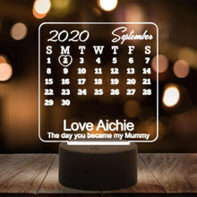 画像をギャラリービューアに読み込む, Custom 3D night light best anniversary gift for wife and baby - MyPhotoKeychain