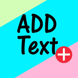 add text