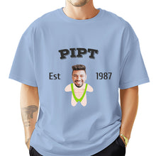 将图片加载到图库查看器，2DminimeT恤功能开发-Custom Face Minime T-shirt Personalized Name and Year
