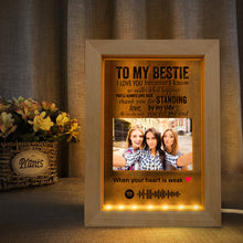 將圖片載入圖庫檢視器 Custom Scannable Spotify Code Music Art Picture Frame Nignt Light Gift for Friends
