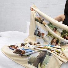 將圖片載入圖庫檢視器 Custom Blankets Personalized Photo Blankets
