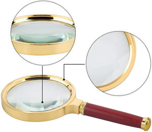 Magnifying Glass(60mm 8 times), Tool For The Elderly To Make Newspaper Jigsaw Puzzles