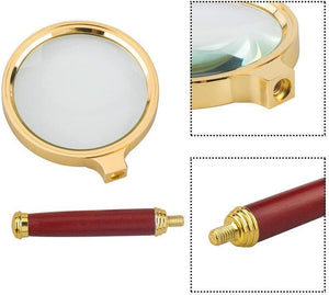 Magnifying Glass(60mm 8 times), Tool For The Elderly To Make Newspaper Jigsaw Puzzles